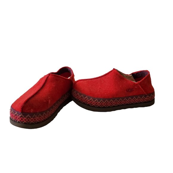 UGG Shoes - UGG Red Refelt Tasman Slipper Size 8